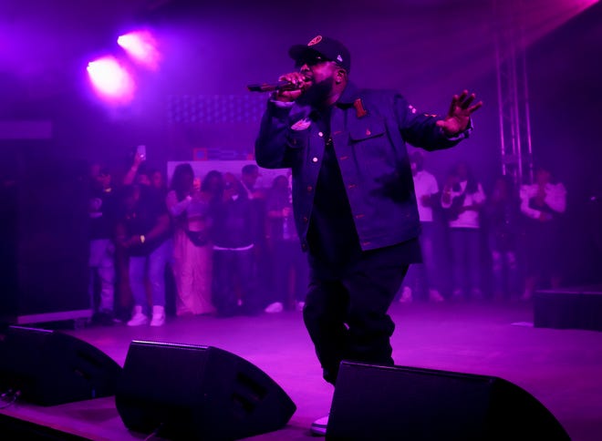 Big Boi performs at the Mass Appeal x Hulu “Freaknik: The Wildest Party Never Told” showcase at Stubb’s at SXSW Wednesday March 13, 2024.