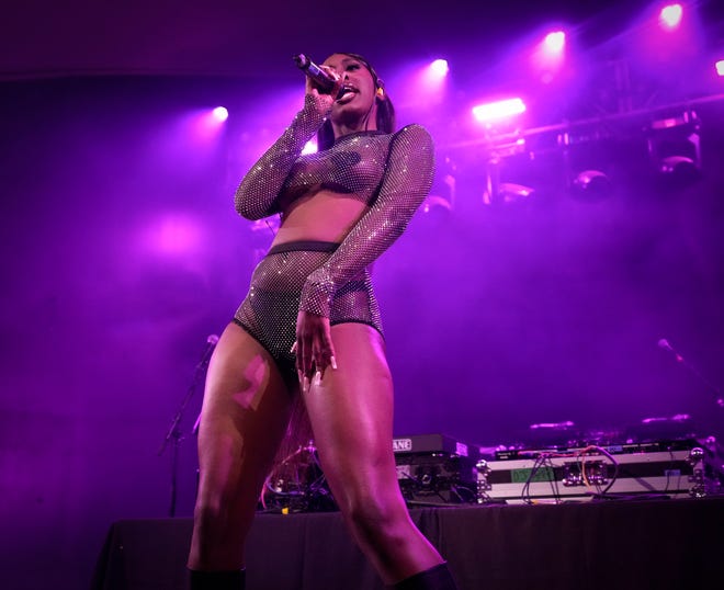 Flo Milli performs at the Mass Appeal x Hulu “Freaknik: The Wildest Party Never Told” showcase at Stubb’s at SXSW Wednesday March 13, 2024.