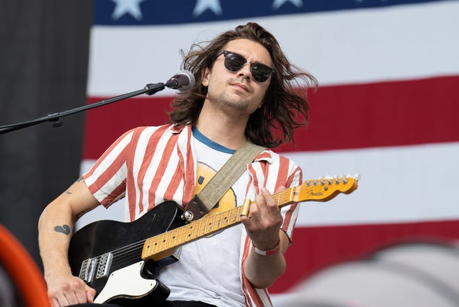 Gabe Burdulis of Particle Kid performs in concert during Willie Nelson's 4th of July Picnic at Q2 Stadium on July 04, 2023 in Austin, Texas.
