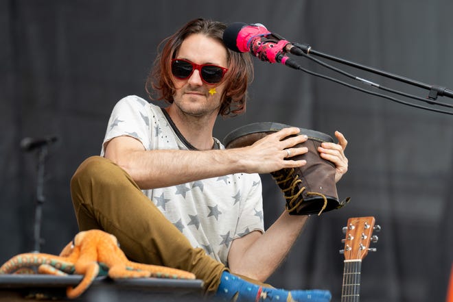 Micah Nelson of Particle Kid performs in concert during Willie Nelson's 4th of July Picnic at Q2 Stadium on July 04, 2023 in Austin, Texas.